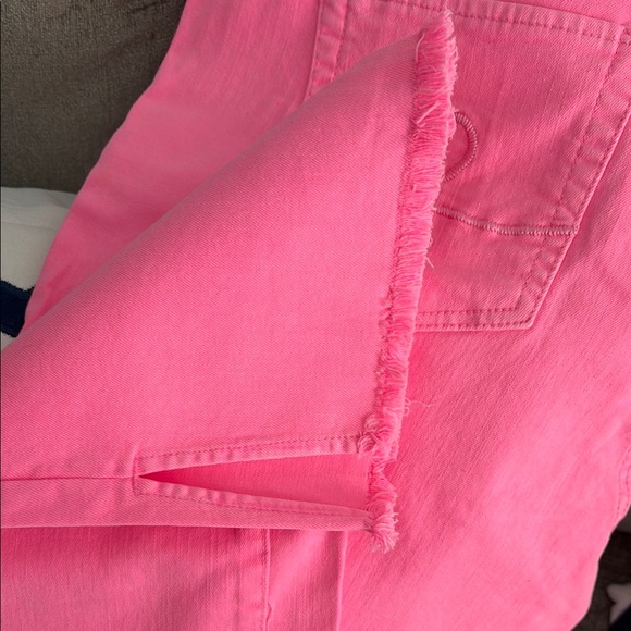 NWT Lilly Pulitzer Pink Ankle Cropped Jeans - Picture 5 of 5